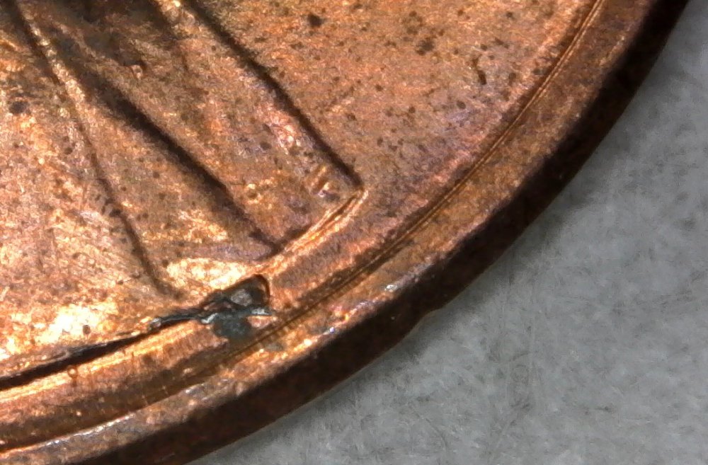 1986-P-Lincoln-Memorial-Cent-With-Nice-Rim-To-Rim-Die-Crack-Found-CRH!